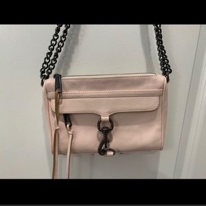 Rebecca Minkoff Mini Mac Crossbody Handbag, Soft Blush (Pink)